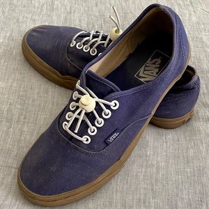 Classic Vans With Elastic Slip-On Laces
